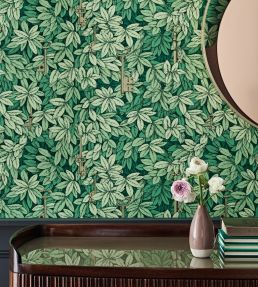 Chiavi Segrete Wallpaper by Cole & Son Leaf Green