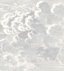 Nuvolette Wallpaper by Cole & Son Soot and Snow