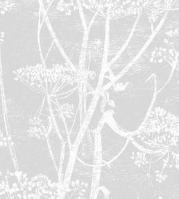 Cow Parsley Fabric by Cole & Son Soft Grey