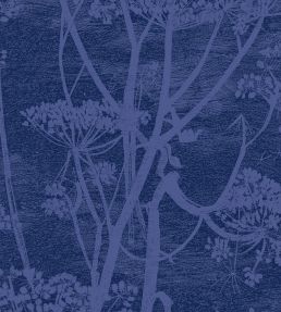 Cow Parsley Velvet Fabric by Cole & Son Hyacinth & Ink