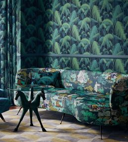 Versailles Grand Fabric by Cole & Son Bright Classic Multi