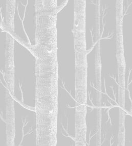 Woods Fabric by Cole & Son Soft Grey