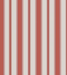 Cambridge Stripe Wallpaper by Cole & Son Red