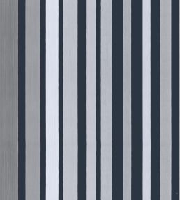 Carousel Stripe Wallpaper by Cole & Son Grey