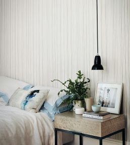 Croquet Stripe Wallpaper by Cole & Son Olive
