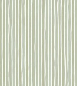 Croquet Stripe Wallpaper by Cole & Son Olive