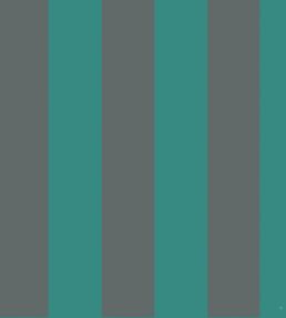 Glastonbury Stripe Wallpaper by Cole & Son Teal/Charcoal