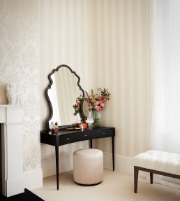 Glastonbury Stripe Wallpaper by Cole & Son Pale Blue