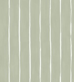 Marquee Stripe Wallpaper by Cole & Son Soft Olive