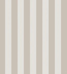 Regatta Stripe Wallpaper by Cole & Son Stone/Parchment