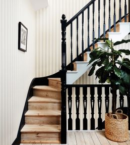 Regatta Stripe Wallpaper by Cole & Son Gold/Sand