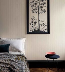 Eden Stripe Wallpaper by Cole & Son Parchment