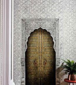 Jali Trellis Wallpaper by Cole & Son Stone