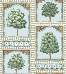 Sultans Palace Wallpaper by Cole & Son Blue/Duck Egg