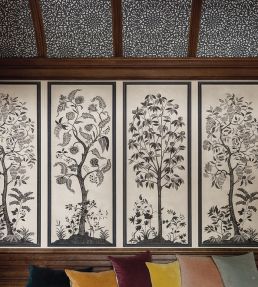Trees of Eden Eternity Mural by Cole & Son Charcoal/Parchment