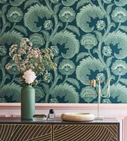 Fanfare Flock Wallpaper by Cole & Son 26