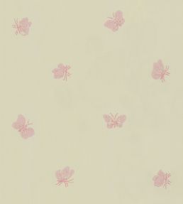 Peaseblossom Wallpaper by Cole & Son Linen & Pink