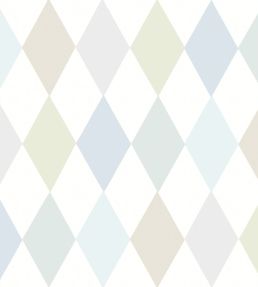 Punchinello Wallpaper by Cole & Son Soft Blue