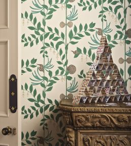 Secret Garden Wallpaper by Cole & Son Soft Green