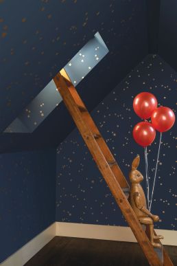 Stars Wallpaper by Cole & Son Midnight Blue