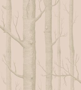 Woods Wallpaper by Cole & Son Pink & Gilver