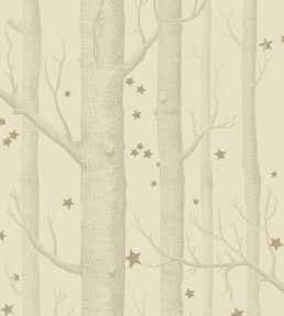 Woods & Stars Wallpaper by Cole & Son Buff & Gold
