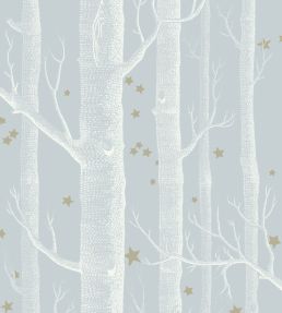 Woods & Stars Wallpaper by Cole & Son Powder Blue