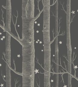 Woods & Stars Wallpaper by Cole & Son Charcoal