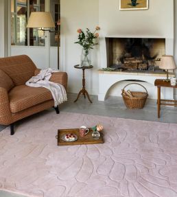 Brink & Campman Coleby Petals rug Chalk Pink 078802140200 Chalk Pink