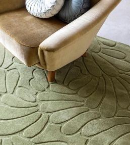 Brink & Campman Coleby Petals rug Hedgerow Green 078807140200 Hedgerow Green