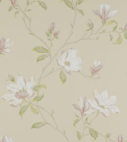 Marchwood Wallpaper by Colefax and Fowler Ivory/Green