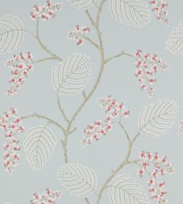 Atwood Wallpaper by Colefax and Fowler Old Blue