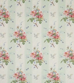 Gallica Fabric by Colefax and Fowler Pink/Aqua