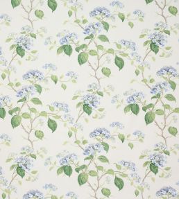 Summerby Cotton Fabric by Colefax and Fowler Blue Green