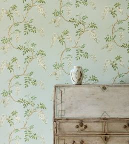 Alderney Wallpaper by Colefax and Fowler Cream
