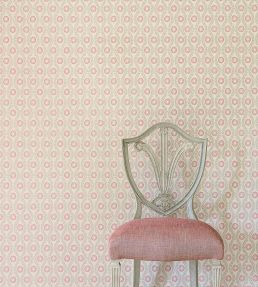 Swift Wallpaper by Colefax and Fowler Red