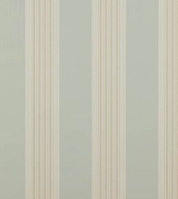 Tealby Stripe Wallpaper by Colefax And Fowler Aqua / Beige