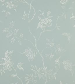 Delancey Wallpaper by Colefax and Fowler Aqua