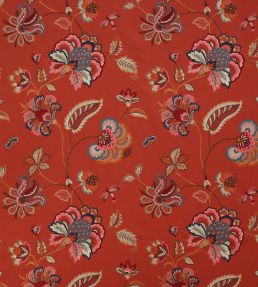 Ashlar Fabric by Colefax and Fowler Red