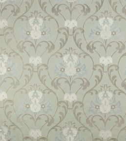 Lombard Fabric by Colefax and Fowler Aqua