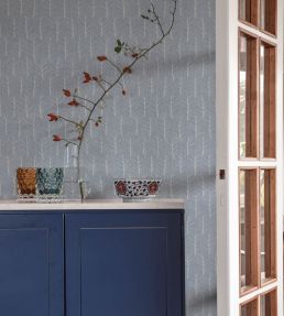 Coleslaw Wallpaper by Langelid Von Bromssen Glacier Blue