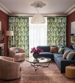 Coletta Fabric by Jane Churchill Green