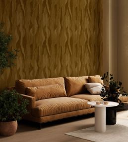 Collage Wallpaper by Coordonne Gold