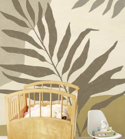 Collage Leaf Mural by Eijffinger 74