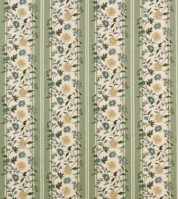 Colmar Fabric by Nina Campbell Green/Aqua/Yellow
