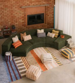 Lorena Canals Color On rug Indigo Blue C-CO-IBL-M Indigo Blue