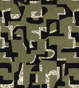 Colorado Fabric by Casamance Vert