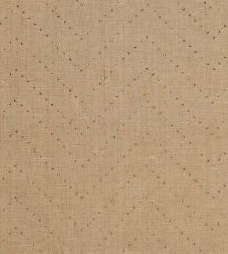 Colton Chevron Wallpaper by Schumacher Natural / Bronze