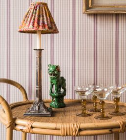 Como Wallpaper by Langelid Von Bromssen Burdundy