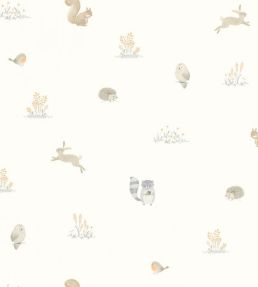 Companions Of The Forest Wallpaper by Casadeco Naturel